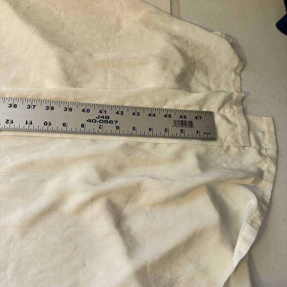 Vintage Judith Hart White Long Womens Robe Medium Crochet Maxi Elegant - Picture 13 of 13